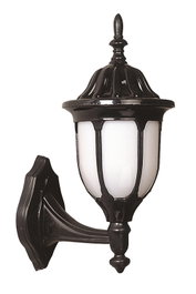 Opviq Lámpara de Pared Exterior BAP-68178-BSY Negro y Blanco